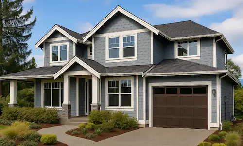 Luxury residential home in Bellevue showcasing professional painting results with premium finishes