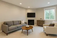 Bothell interior painting after - modern family room