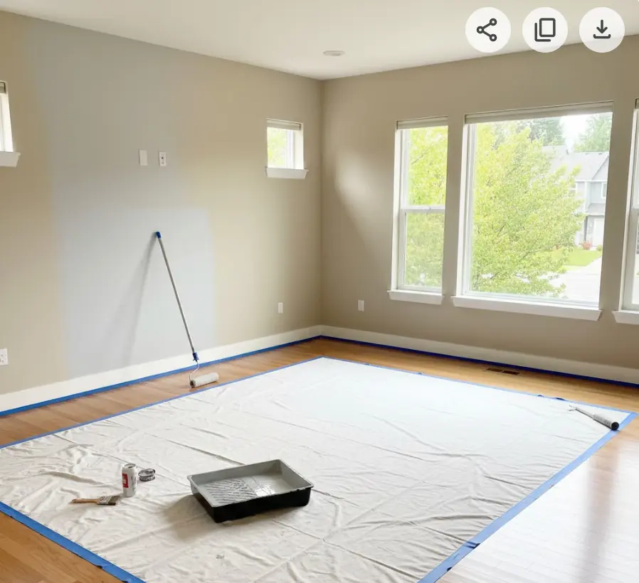 Professional interior painting in Bothell home