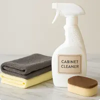 Professional cabinet care kit provided with every Renton cabinet painting project