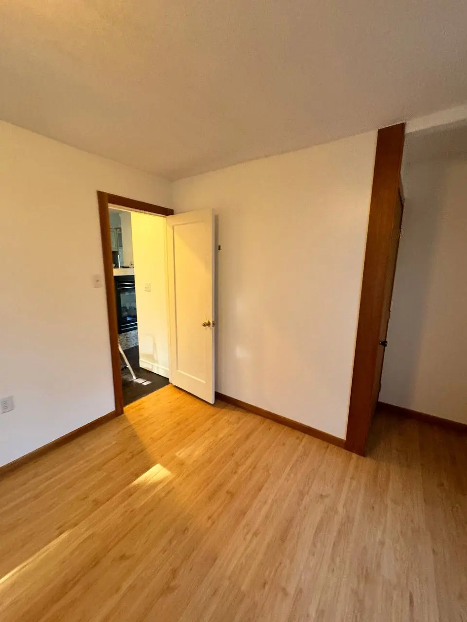 Third room ceiling painting in Bellevue - room with open door to kitchen