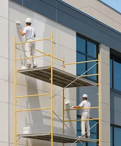Commercial building painting service for offices and retail