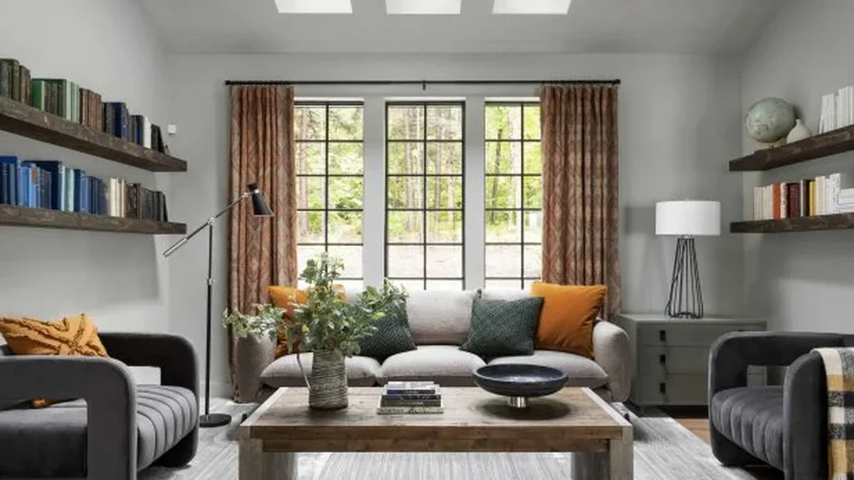 Seattle living room after professional interior repaint — Pizoni Painting Company