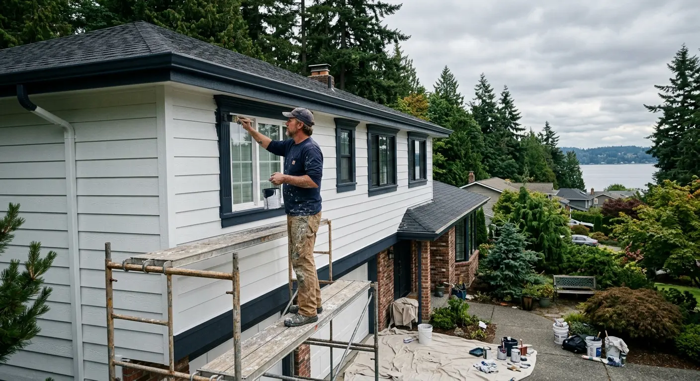 House Painting in Renton, WA — What the Lake Teaches You About Paint