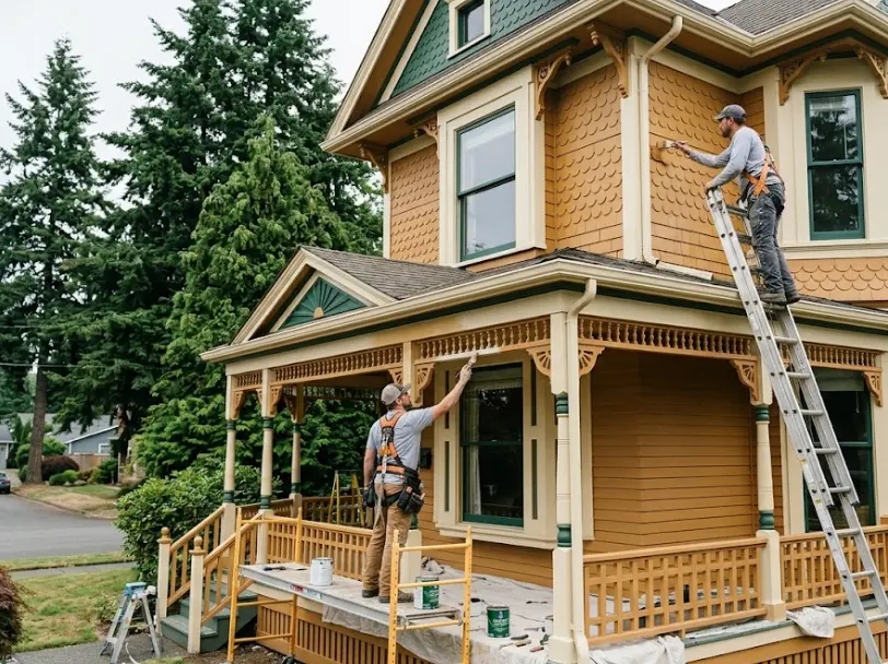 House Painting in Snohomish: Victorian Craftsmanship Meets Pacific Northwest Durability
