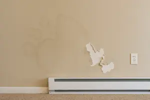 Interior wall painting before transformation in Shoreline home