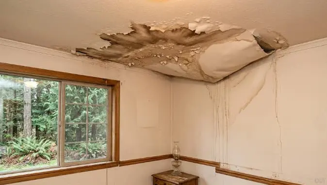 Drywall damage before repair Kirkland