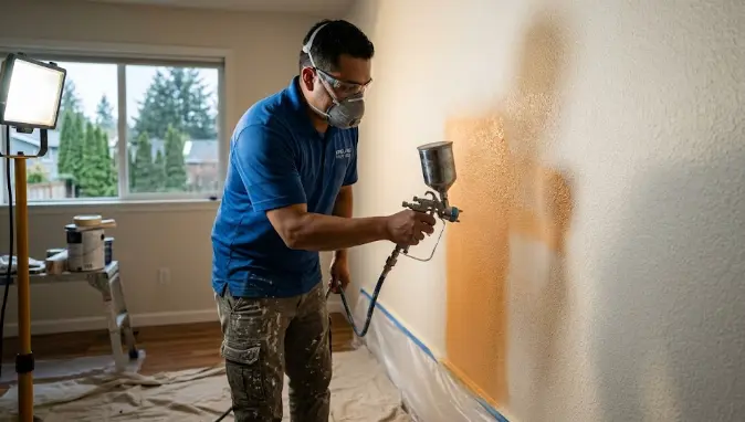 Drywall texture matching Kirkland WA