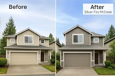 Fiber cement house painting in Silver Firs Mill Creek with proper acrylic latex system