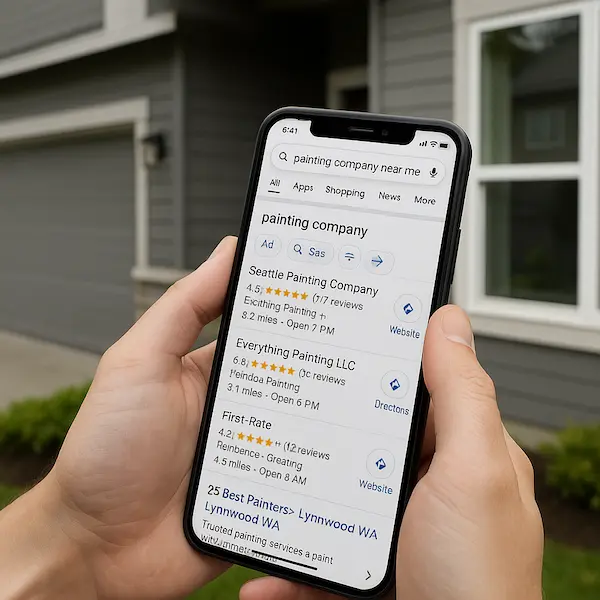 Painting Company Near Me Lynnwood: The Search Results Navigation System