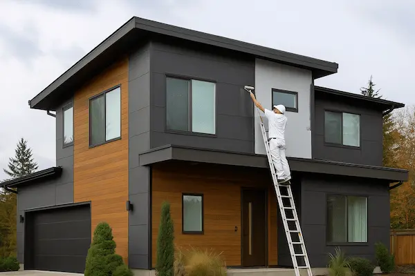 Tech professional home exterior painting in Overlake, Redmond