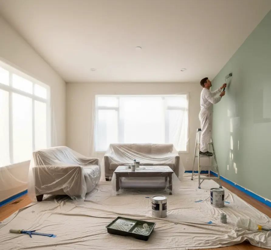 Professional room painting services in Bothell Washington home