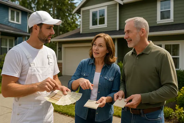 Honest consultation process with Shoreline neighbors discussing painting project