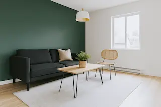 Modern interior painting in Shoreline home with professional finish and color coordination