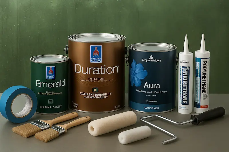 Premium Sherwin-Williams and Benjamin Moore paint materials for Snohomish climate