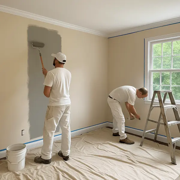 Professional wall painting service in Shoreline - interior residential wall painting transformation