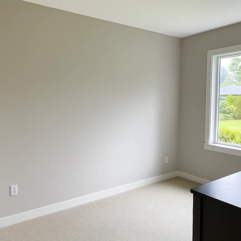 Smooth wall painting in Trilogy Woodinville showing perfect finish quality